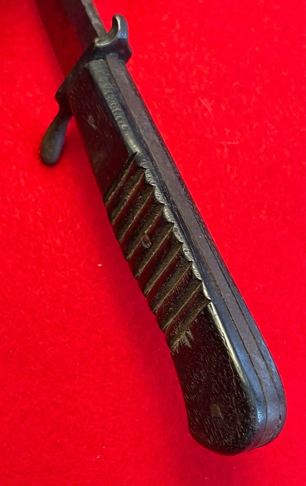 Original German WW1 Trench Boot Knife with Scabbard - View 10