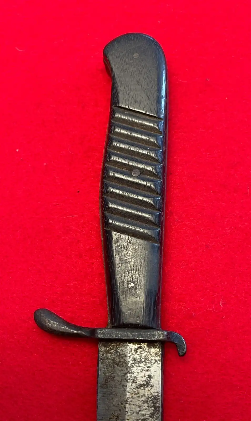 Original German WW1 Trench Boot Knife with Scabbard - View 6