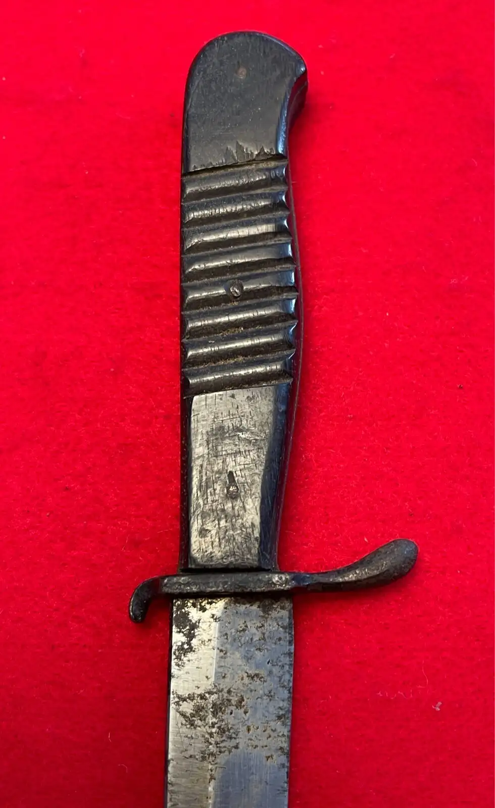Original German WW1 Trench Boot Knife with Scabbard - View 7
