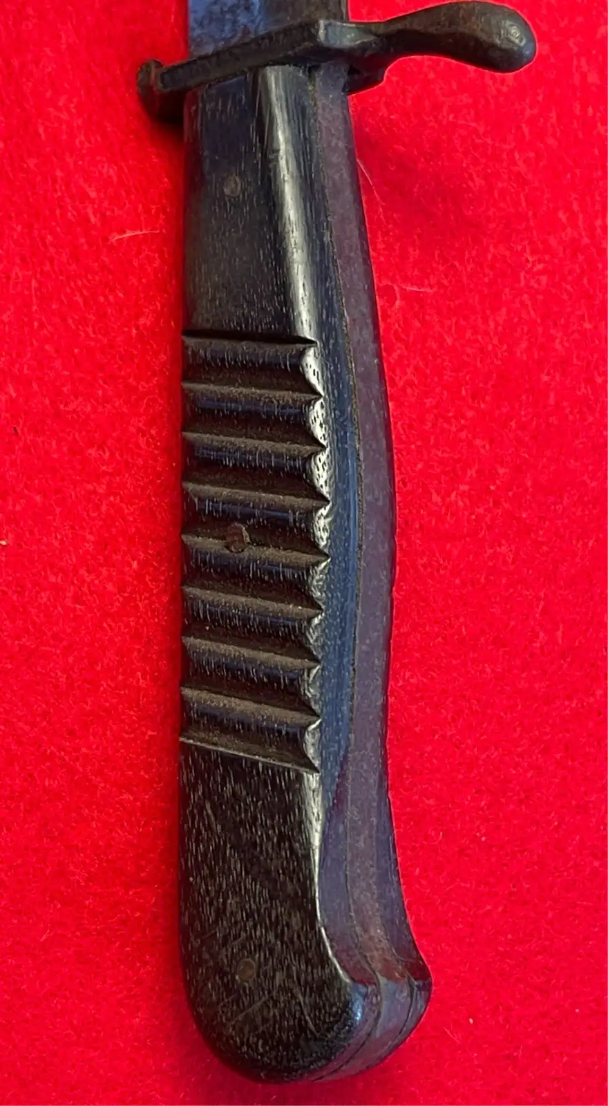 Original German WW1 Trench Boot Knife with Scabbard - View 9