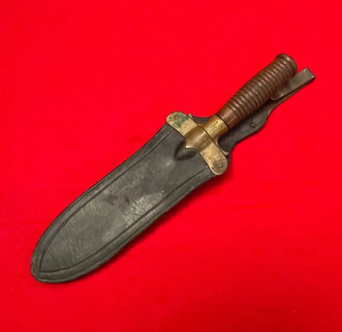 ANTIQUE MODEL 1880 SPRINGFIELD ARMORY HUNTING KNIFE - 1