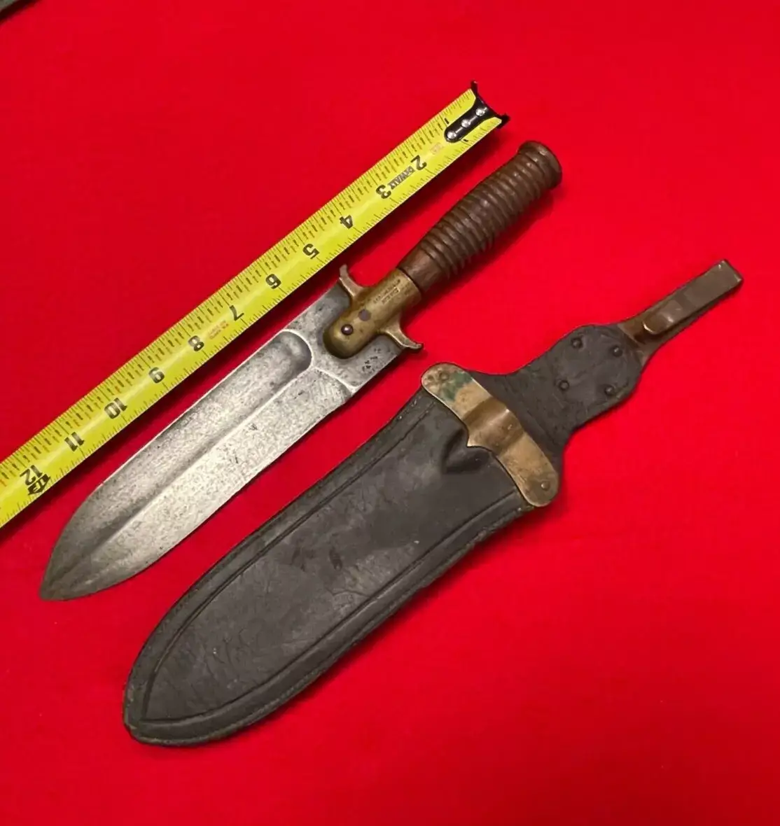 ANTIQUE MODEL 1880 SPRINGFIELD ARMORY HUNTING KNIFE - 2