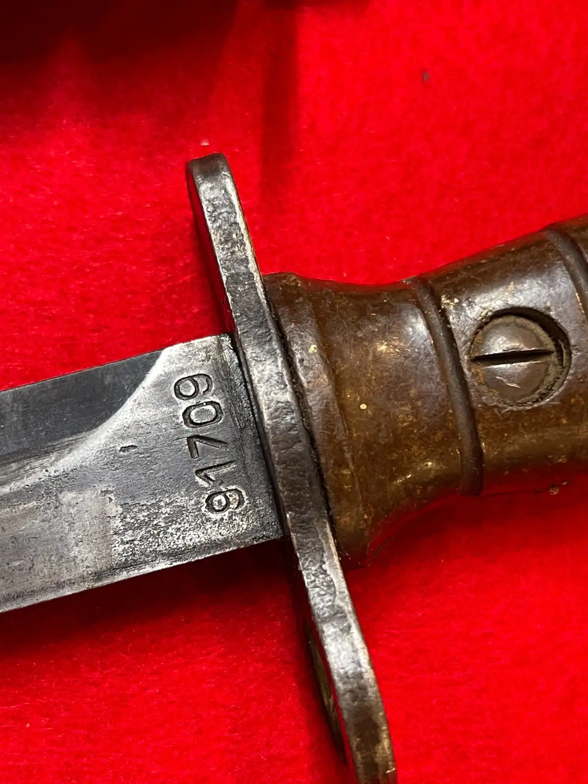 Original US Cold War AET M7 Bayonet Dated 1969 - View 5