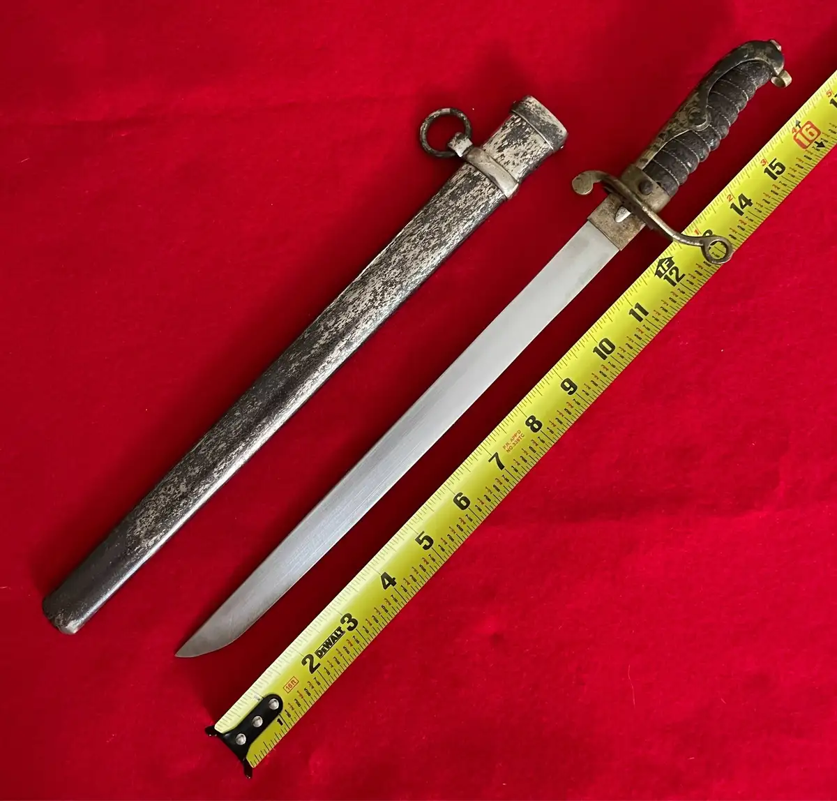 Original Japanese WW2 Police Dirk Dagger Tanto - View 3