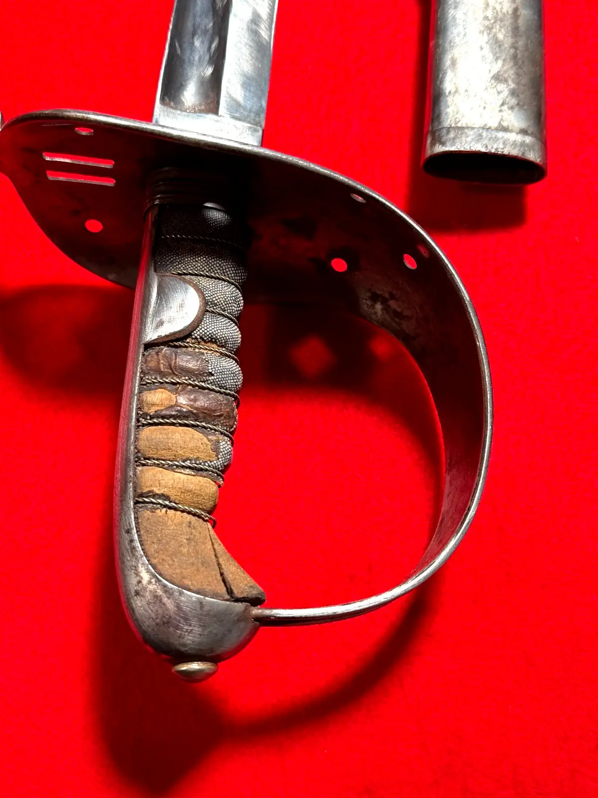 Original Antique WWI Imperial Germany Trench Boot Knife - 10