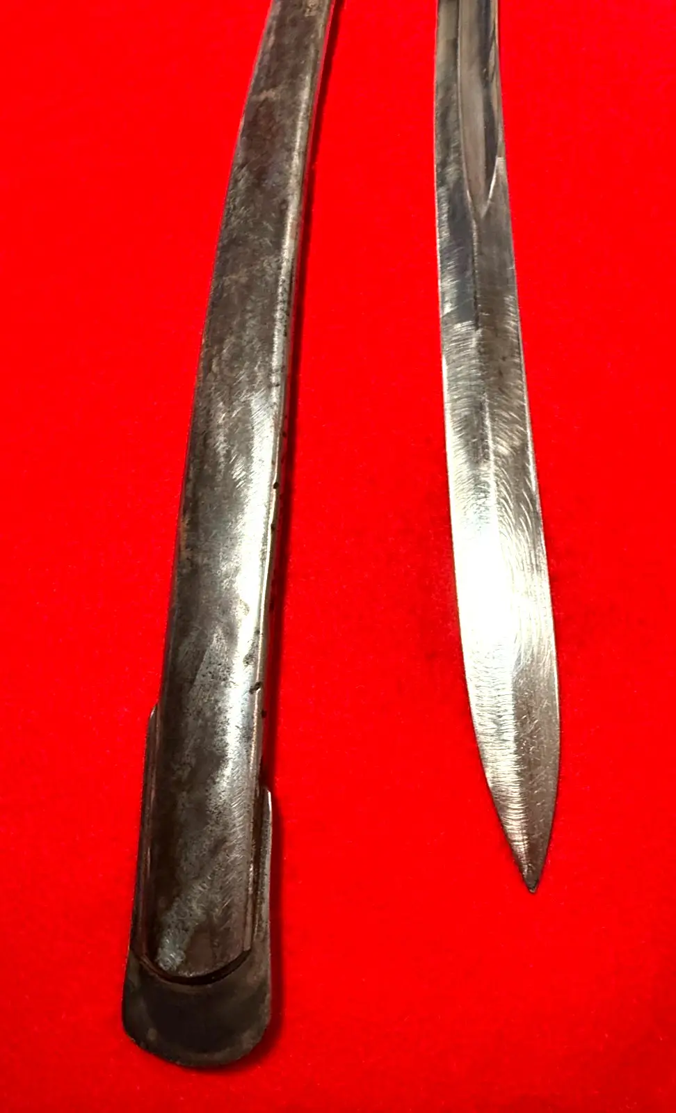 Original Antique WWI Imperial Germany Trench Boot Knife - 3