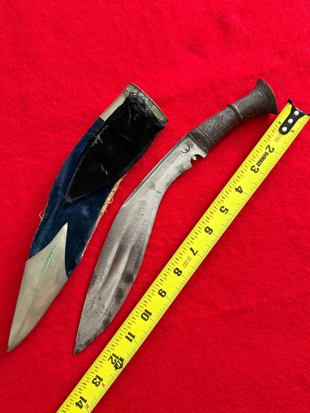 Original Gurkha WW1 Military Kukri Dagger alternate view