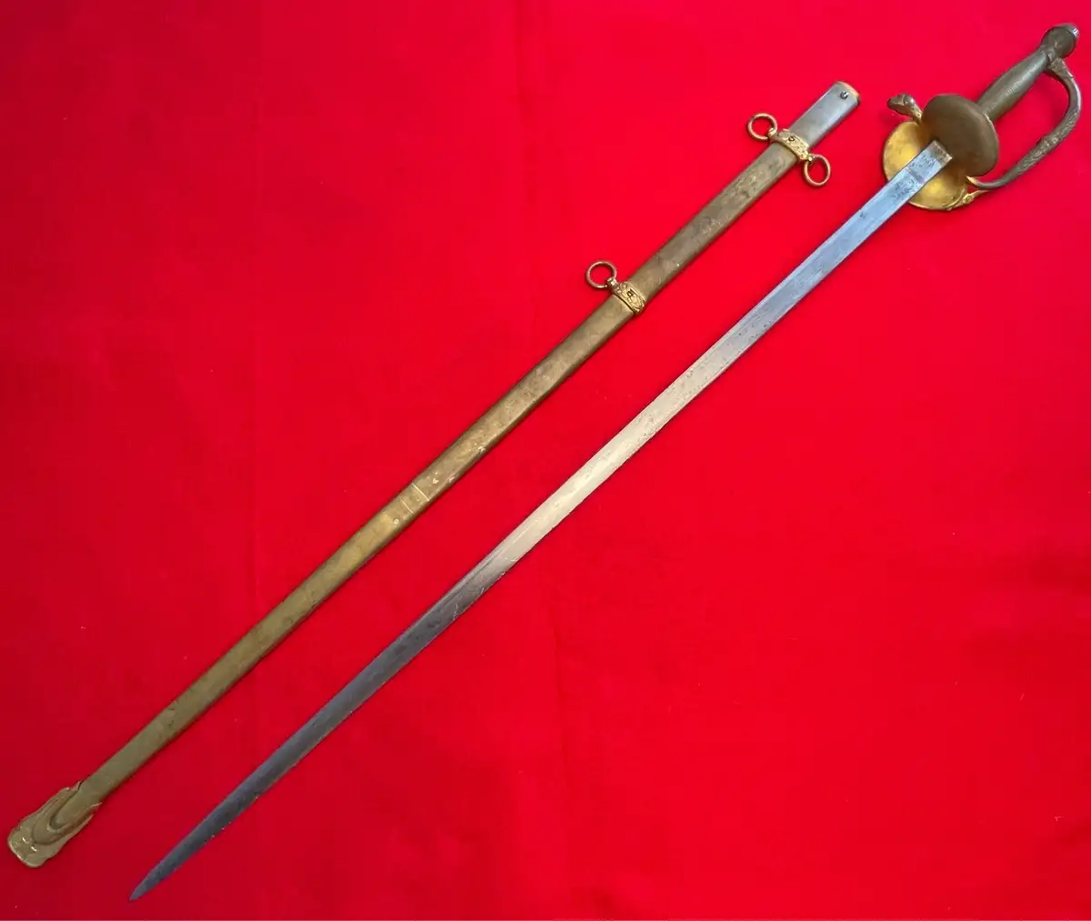 Original Spanish Toledo Officer Sword Dated 1868 - View 3