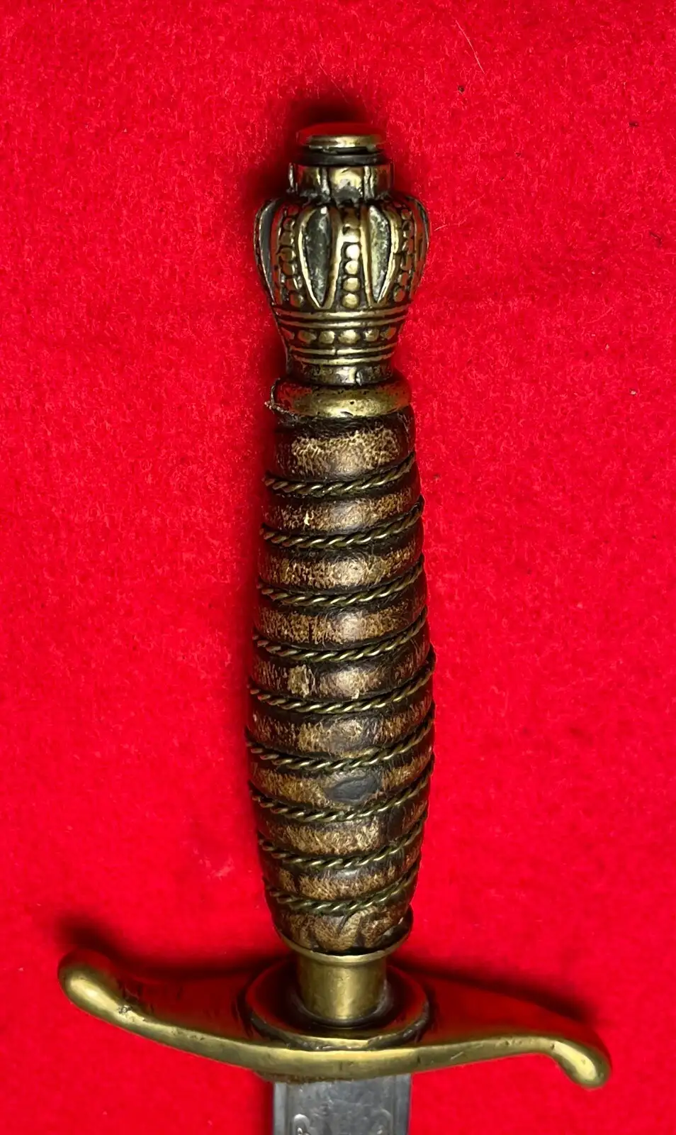 Original Yugoslav WW2 Army Officer Dagger with Scabbard - View 7