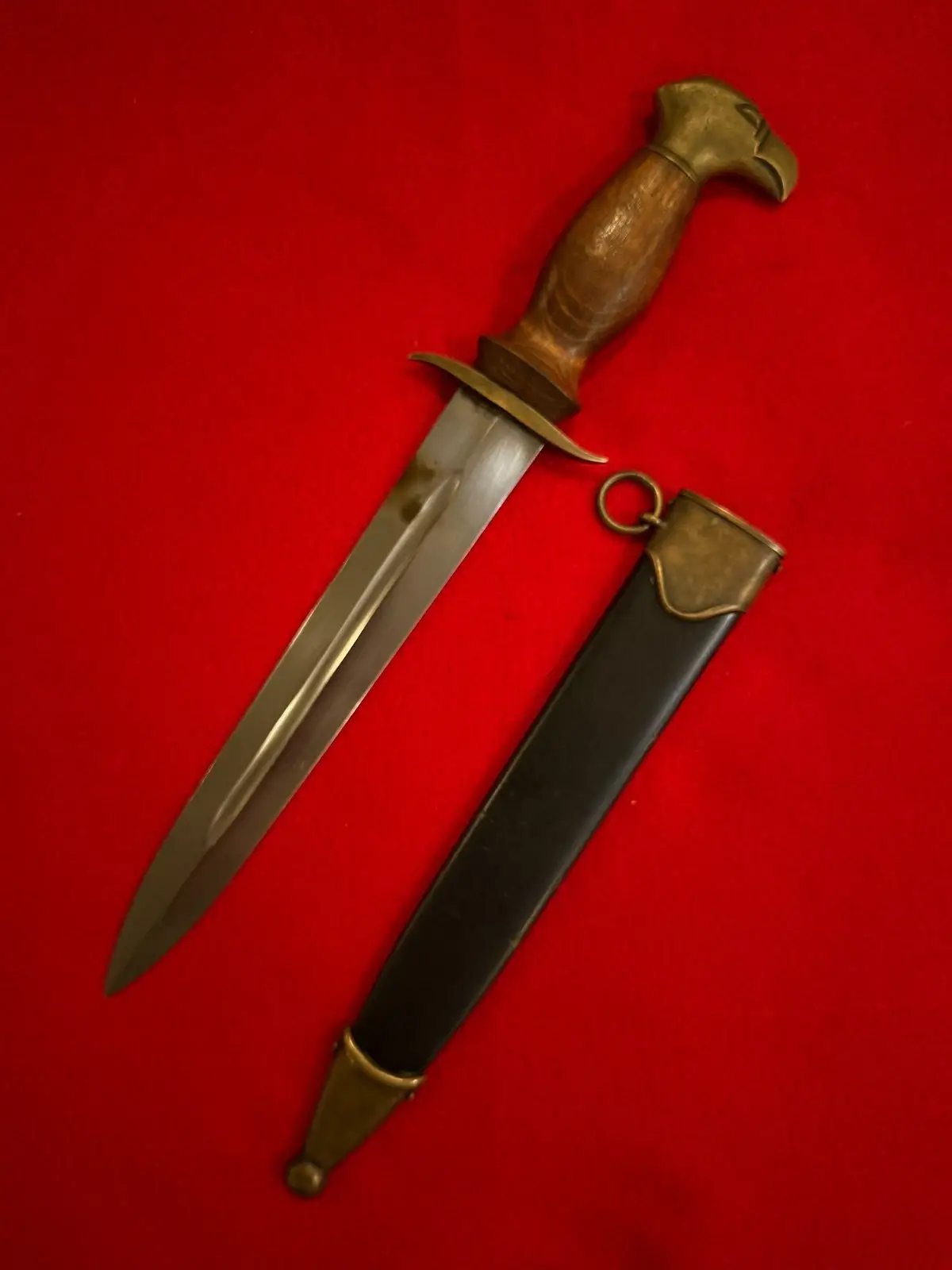 RARE WWII SLOVAK HLINKA GUARD DAGGER with Scabbard - 2