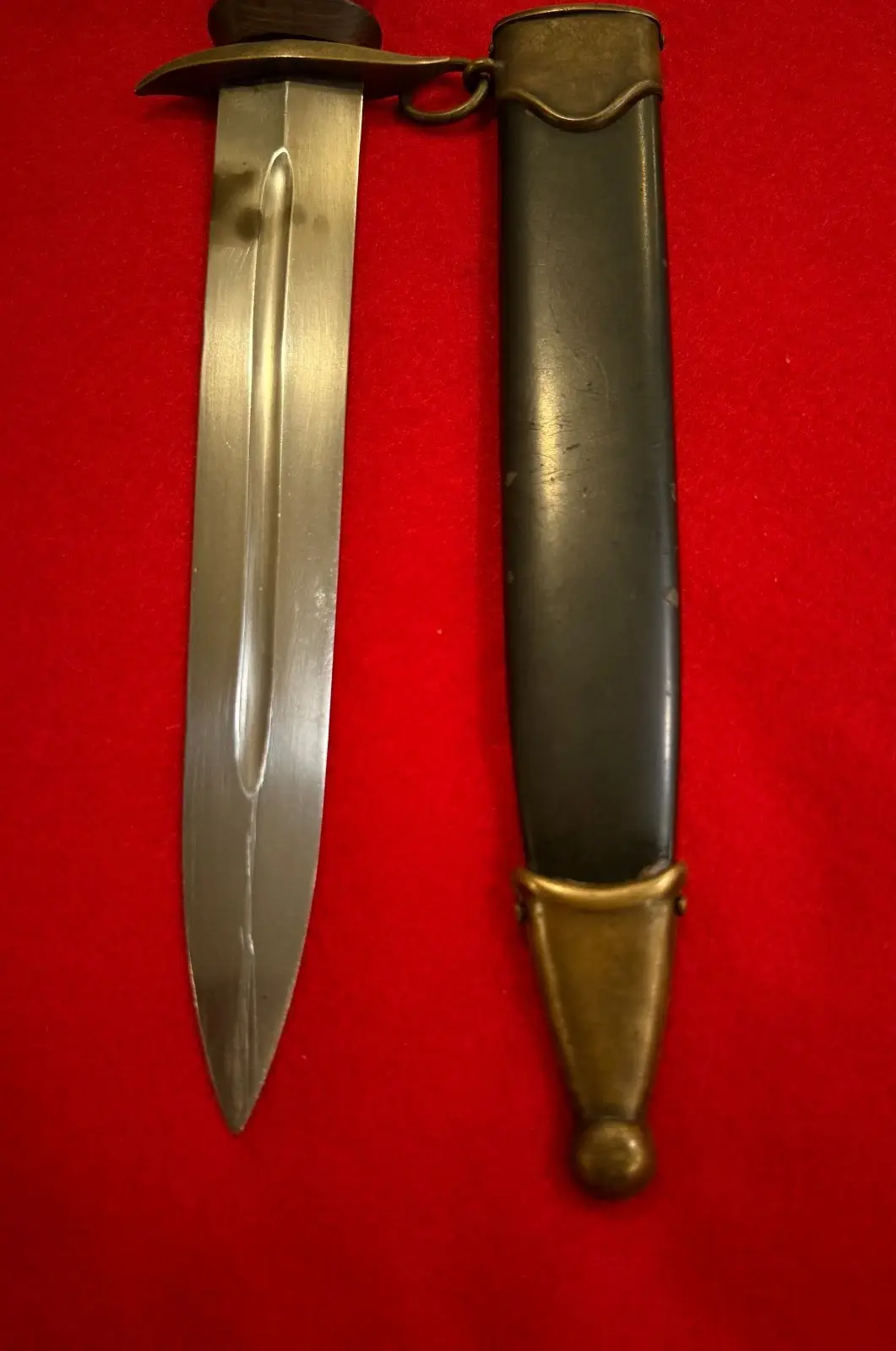 RARE WWII SLOVAK HLINKA GUARD DAGGER with Scabbard - 5