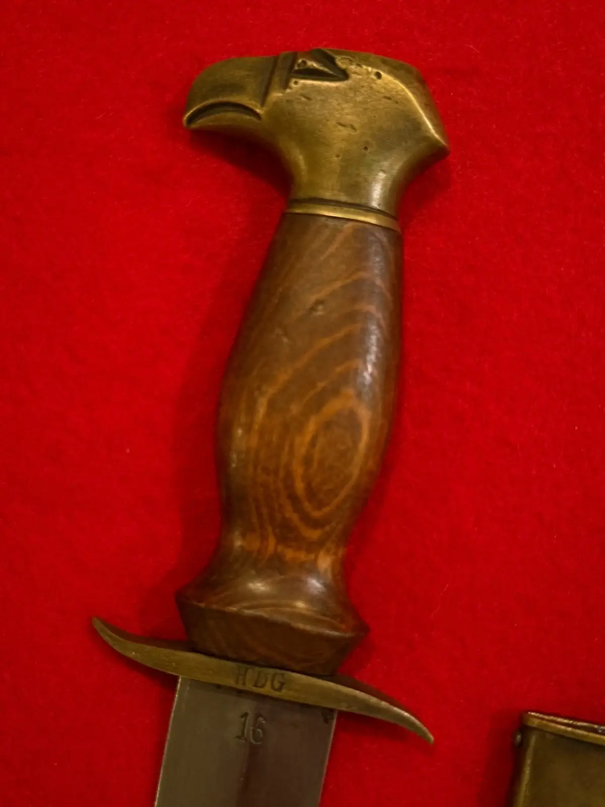 RARE WWII SLOVAK HLINKA GUARD DAGGER with Scabbard - 7