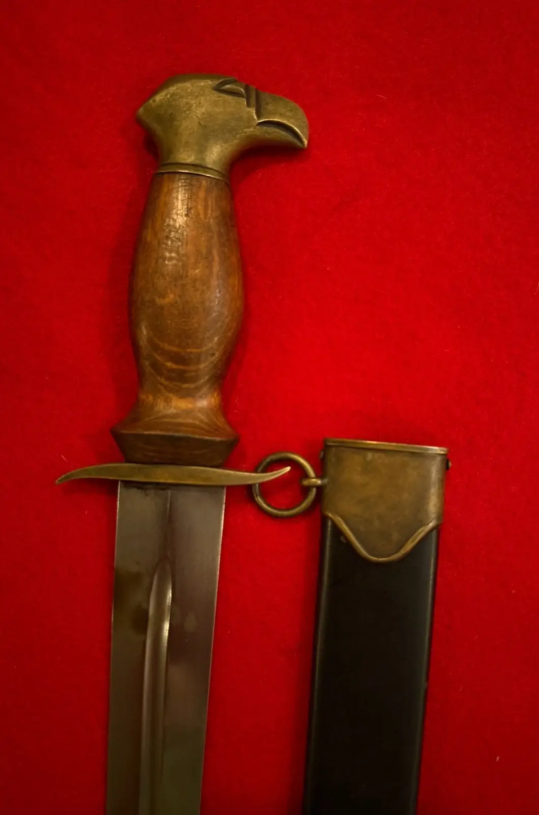 RARE WWII SLOVAK HLINKA GUARD DAGGER with Scabbard - 8