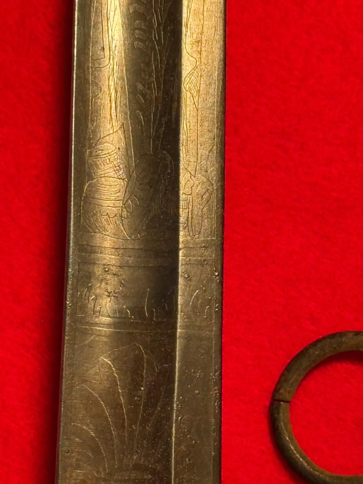 Original French M1828 Staff Officer Sword with Scabbard - View 13