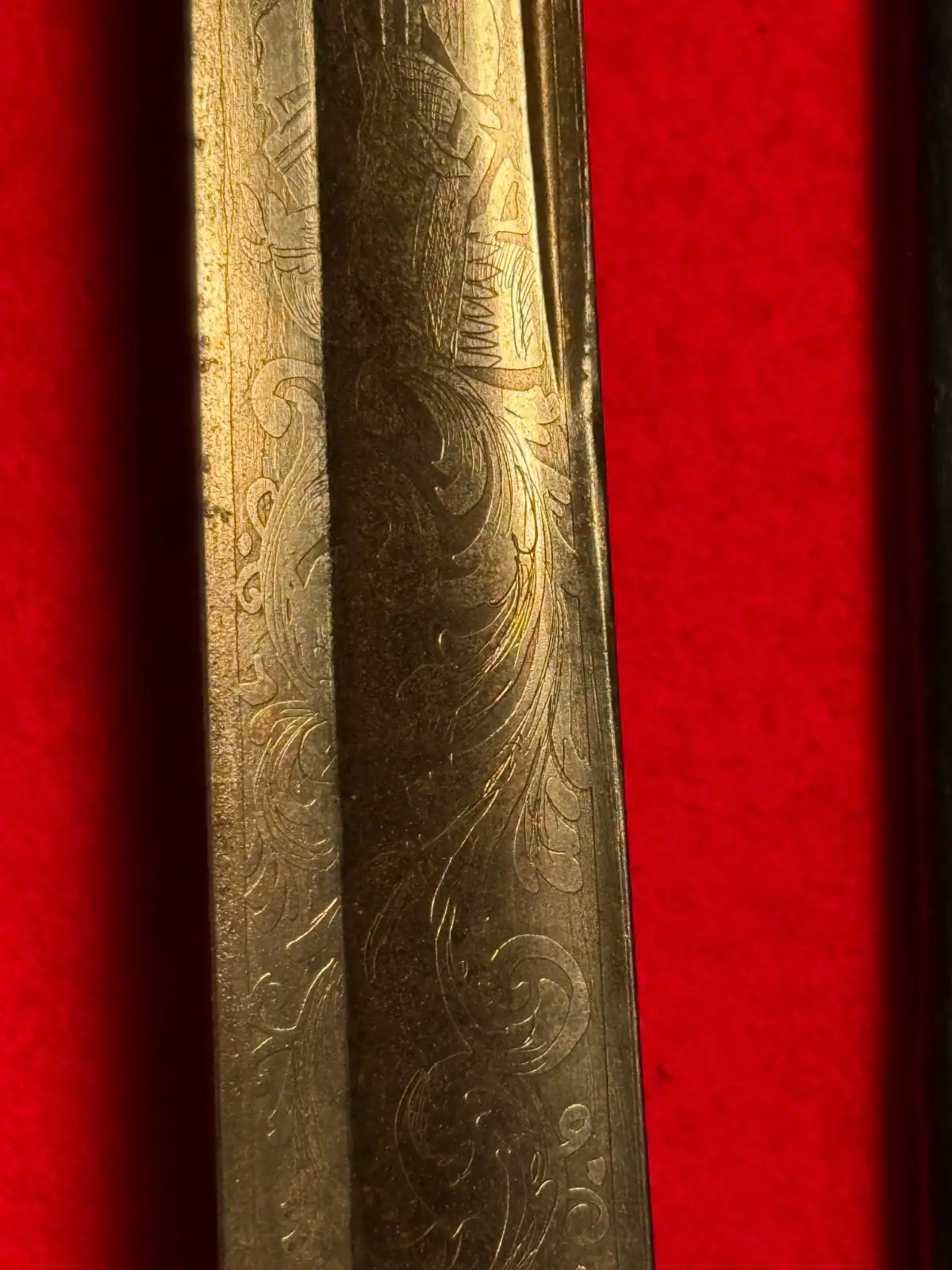 Original French M1828 Staff Officer Sword with Scabbard - View 14