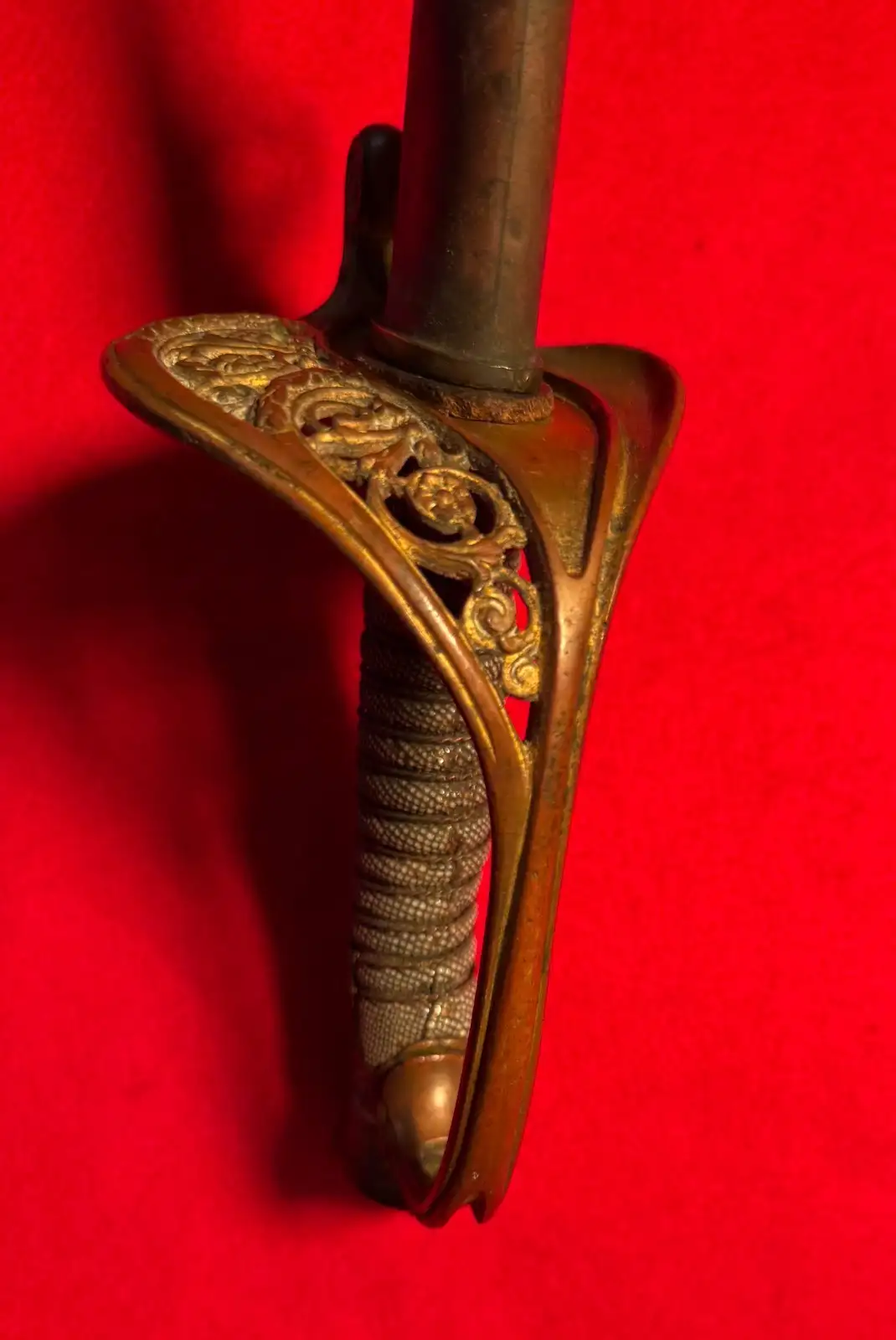 Original French M1828 Staff Officer Sword with Scabbard - View 19