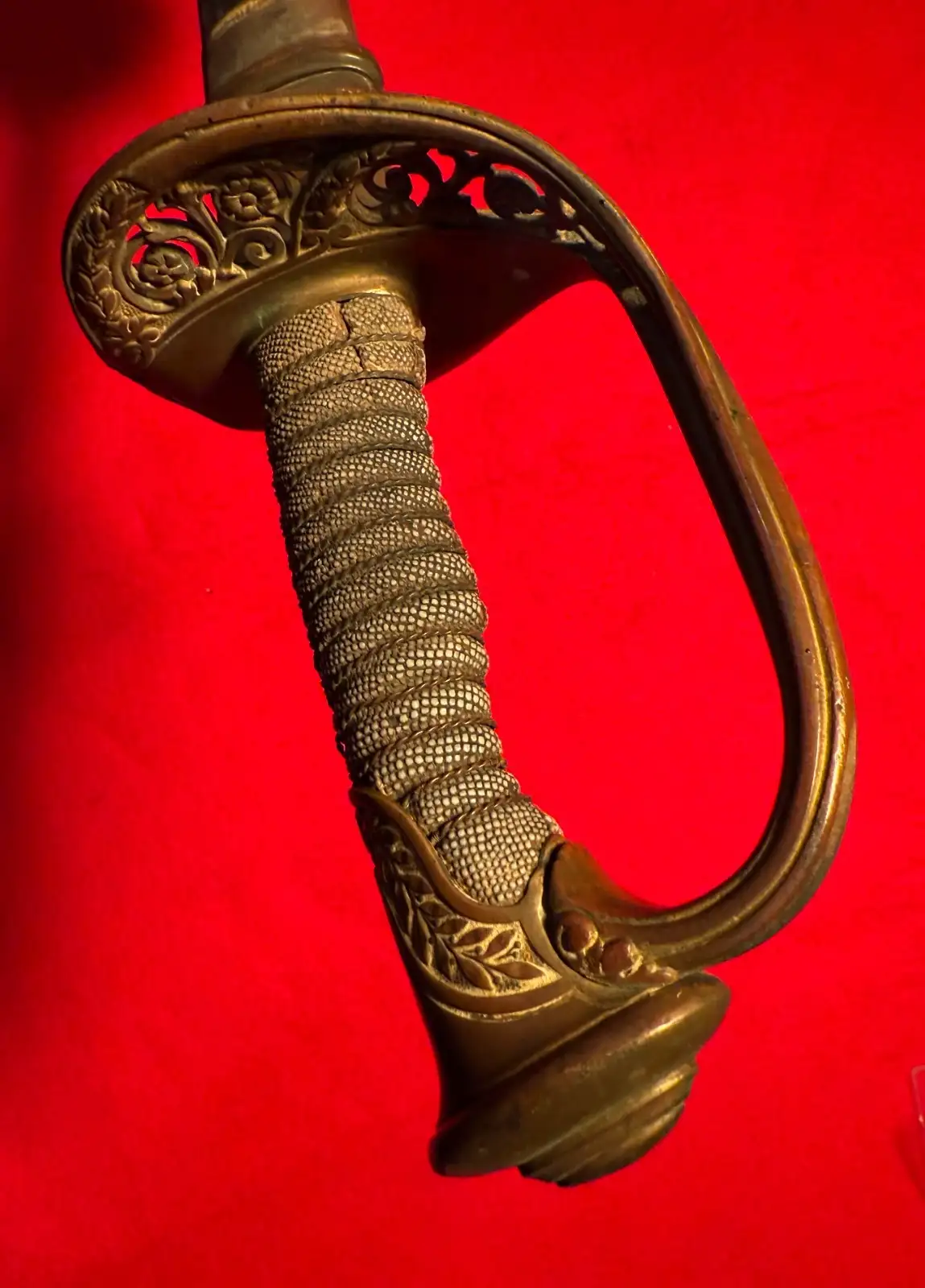 Original French M1828 Staff Officer Sword with Scabbard - View 20