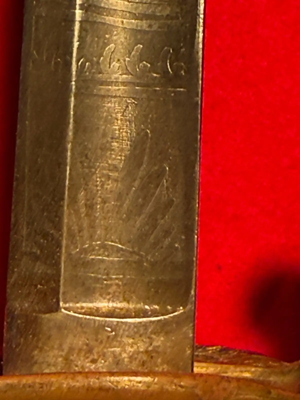 Original French M1828 Staff Officer Sword with Scabbard - View 8