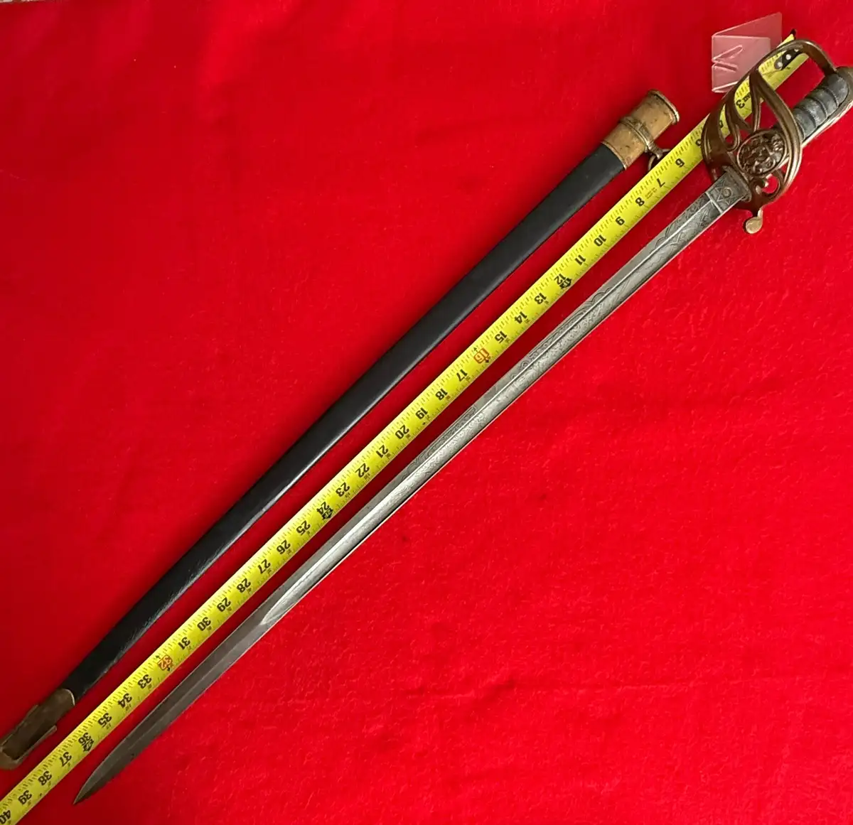 British M1822 Infantry Officer Sword by Kirschbaum alternate view