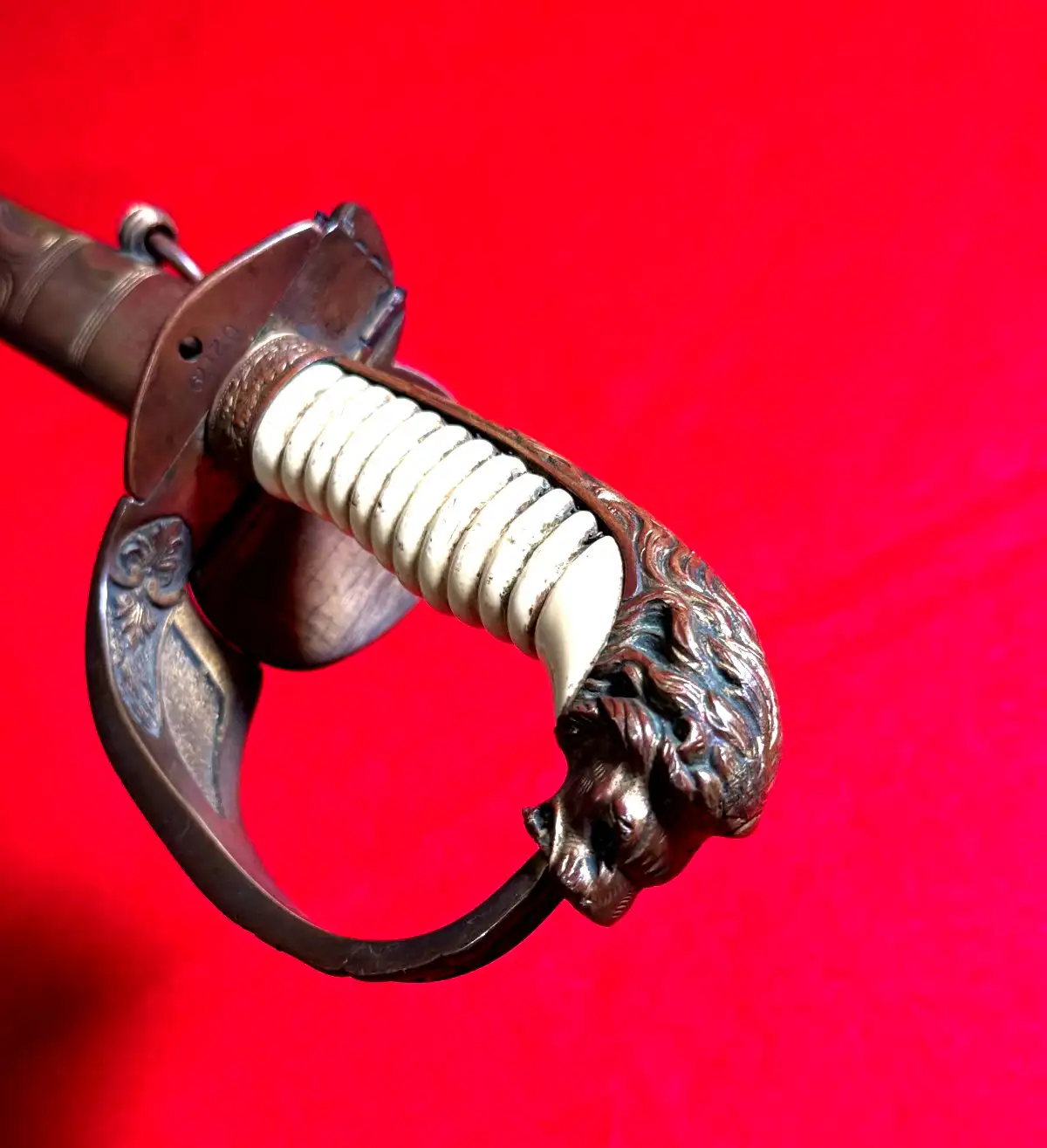 Original German WW2 Kriegsmarine Officer Sword by Hörster - View 11