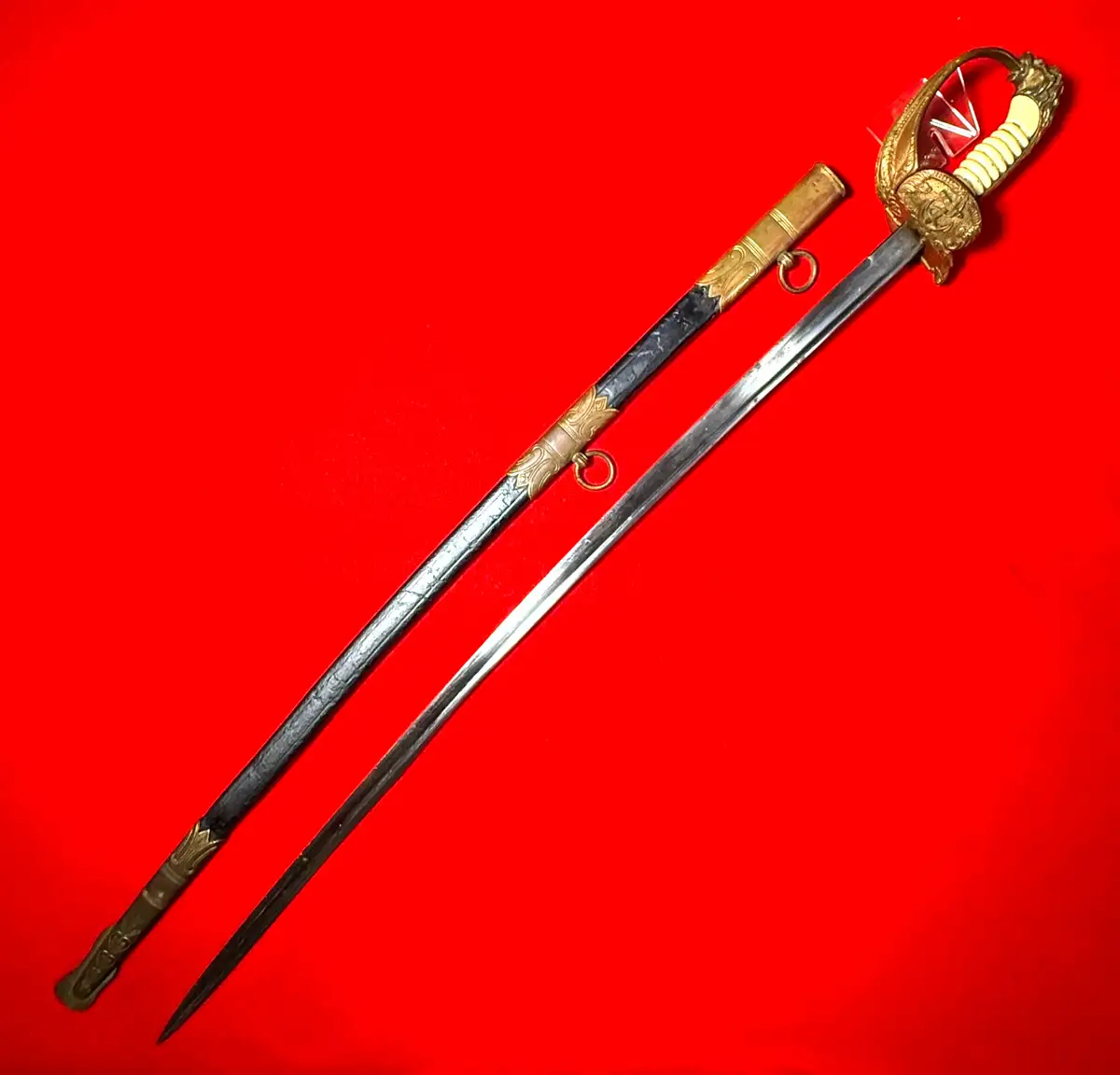 Original German WW2 Kriegsmarine Officer Sword by Hörster alternate view