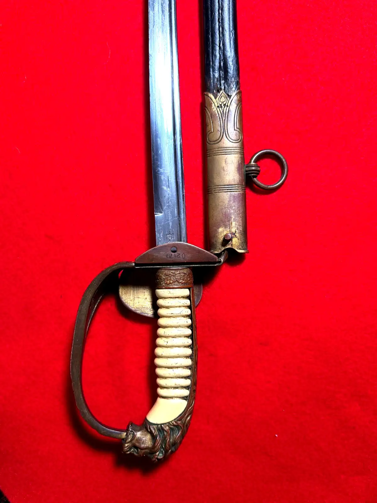 Original German WW2 Kriegsmarine Officer Sword by Hörster - View 6