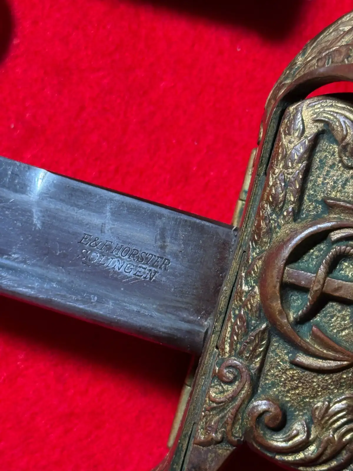 Original German WW2 Kriegsmarine Officer Sword by Hörster - View 9