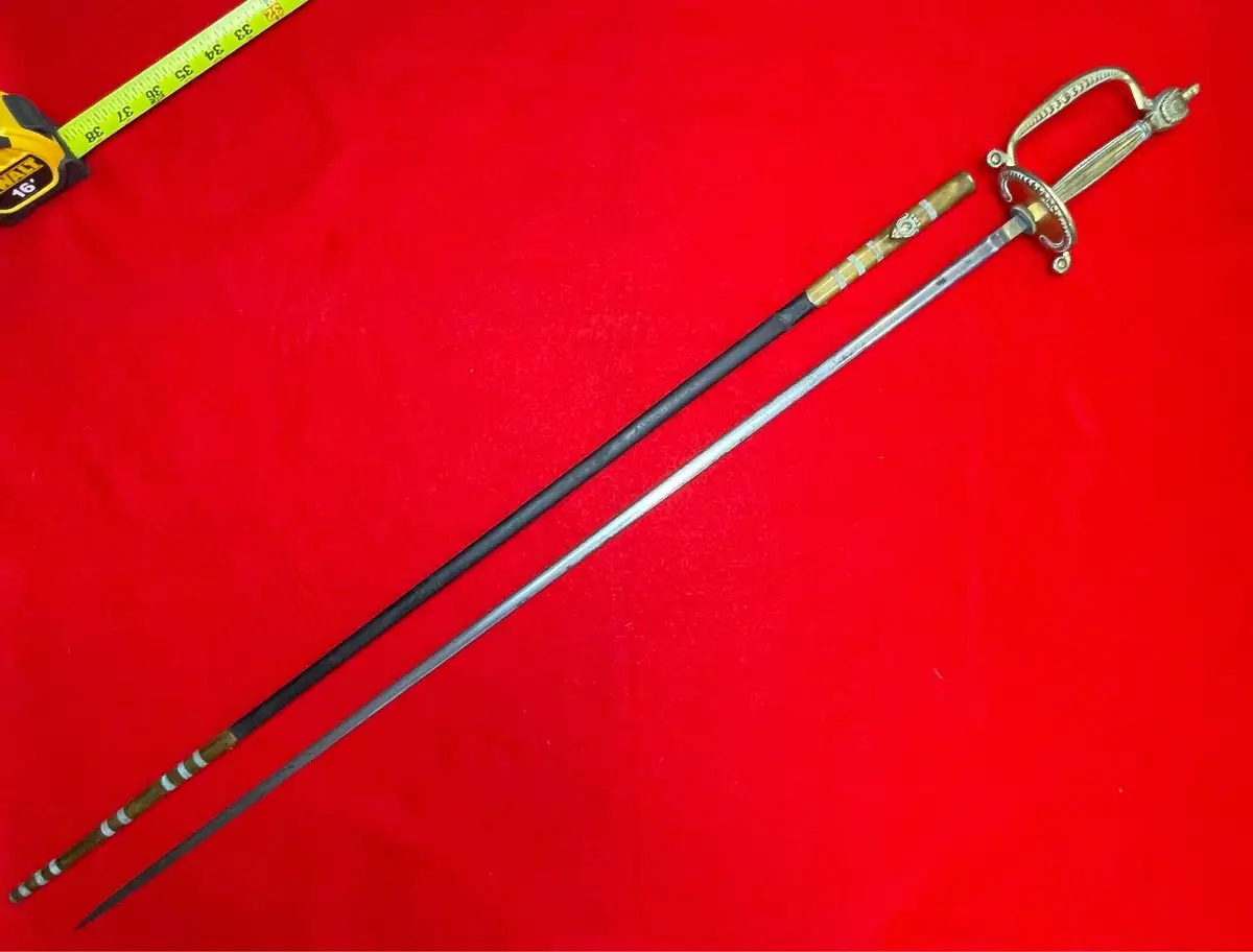 Original British George V Court Dress Sword with Scabbard alternate view