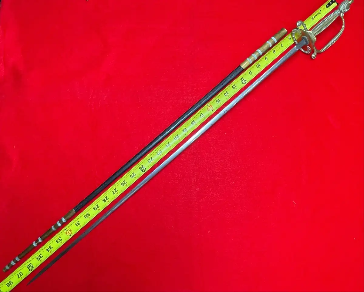 Original British George V Court Dress Sword with Scabbard - View 3