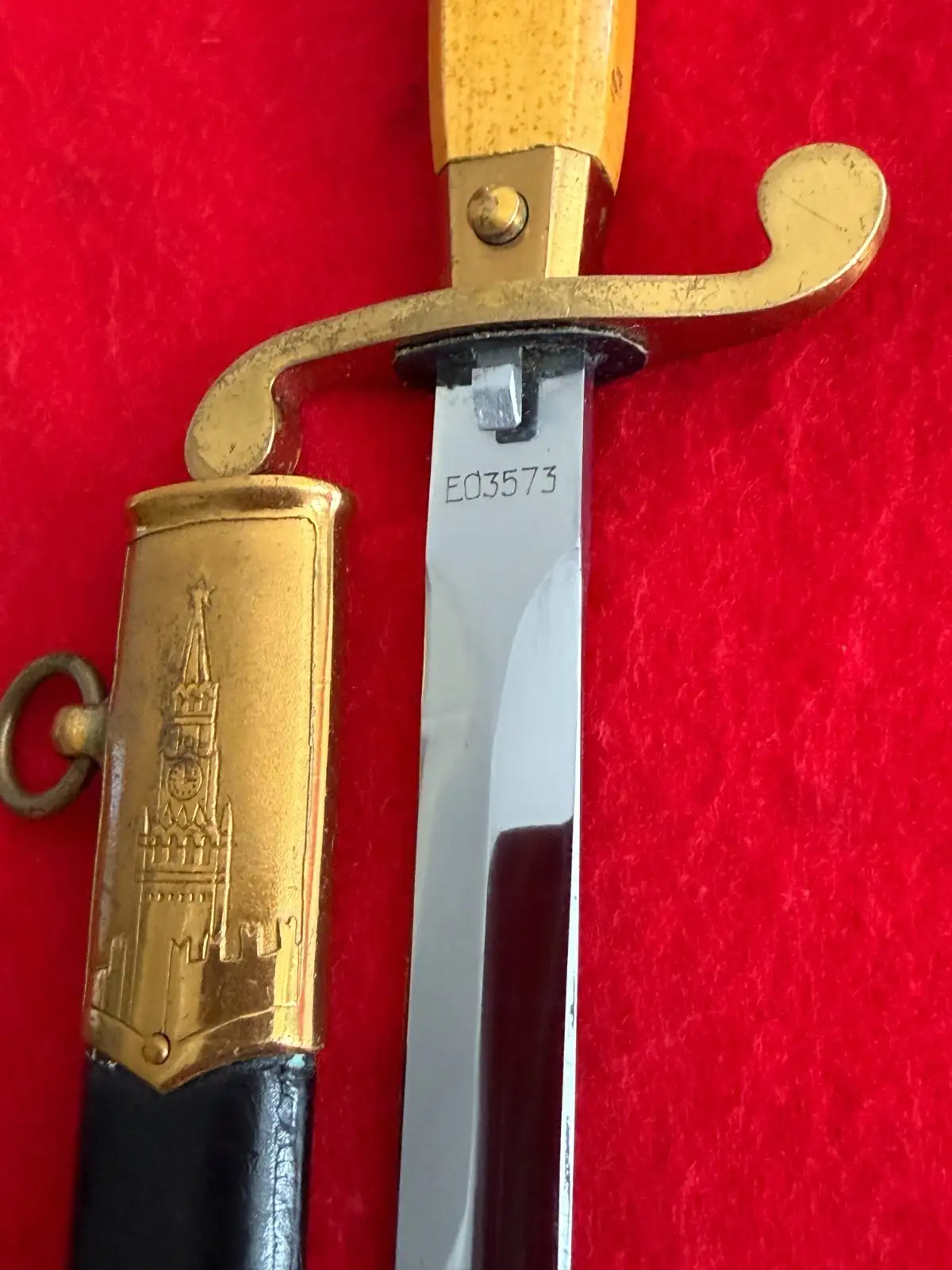 Original Soviet 1958 ZIK Army Officer Dirk Dagger - View 5