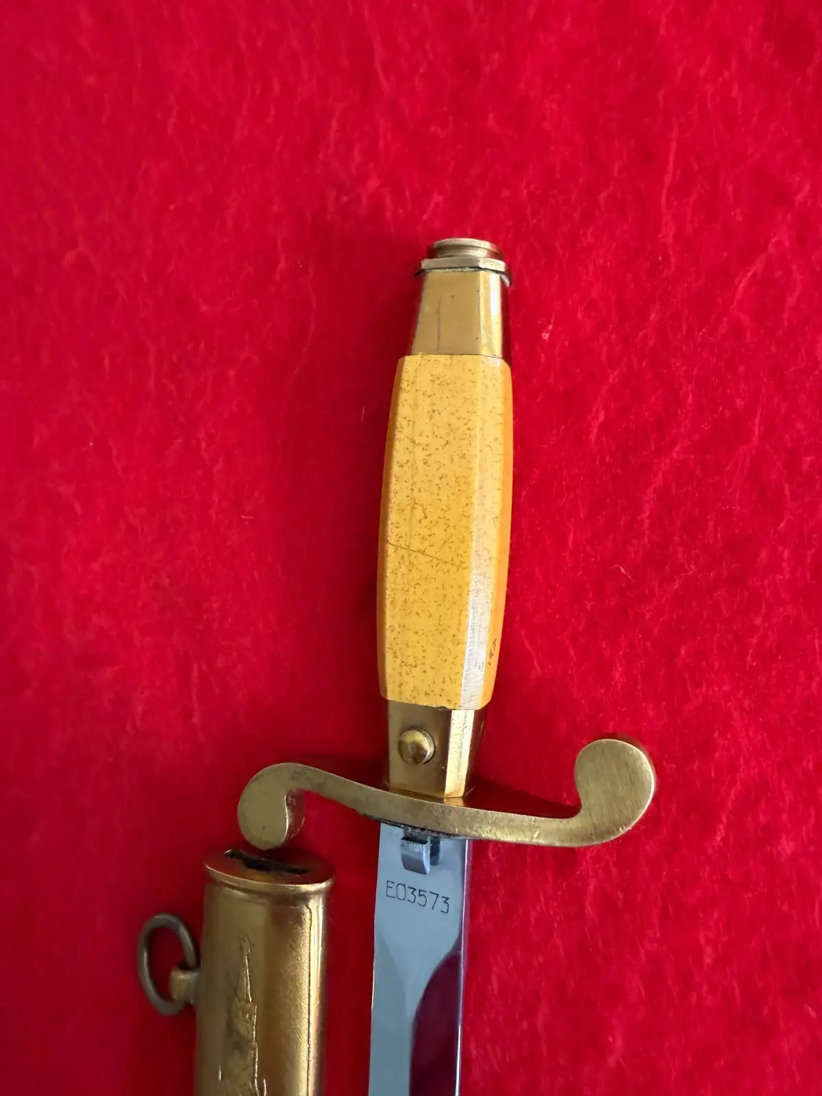 Original Soviet 1958 ZIK Army Officer Dirk Dagger - View 6