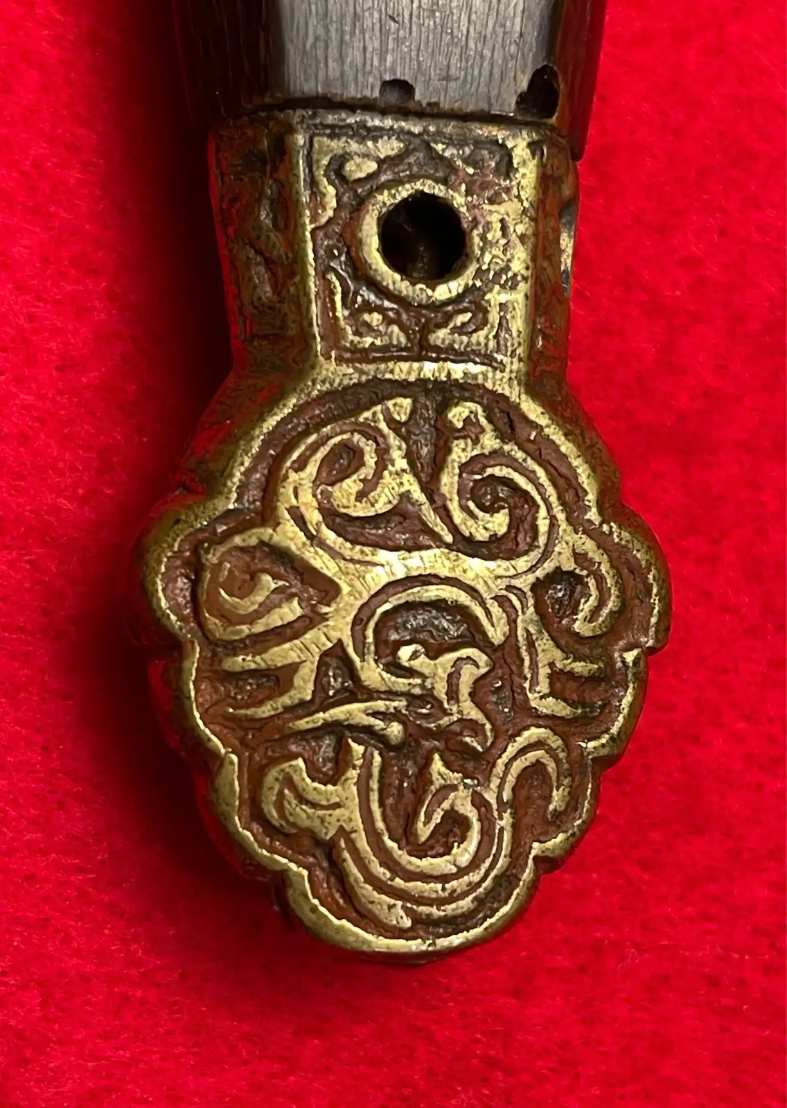 Original Chinese 19th Century Short Sword with Scabbard - View 14