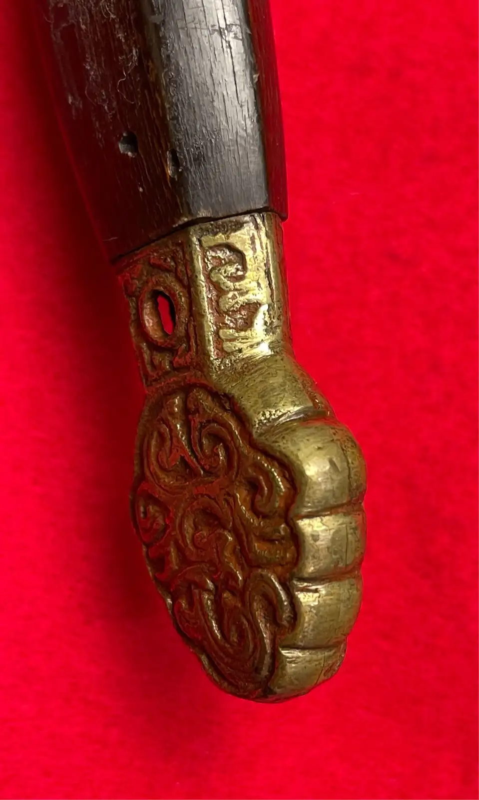 Original Chinese 19th Century Short Sword with Scabbard - View 15