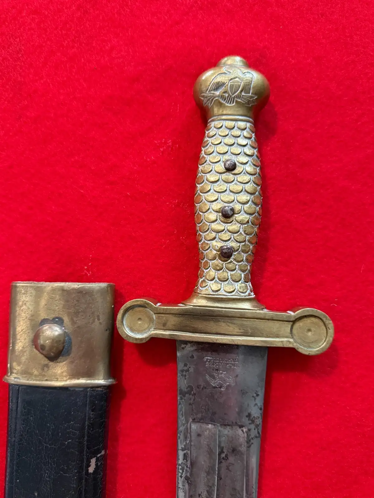 Original US Ames M1832 Short Artillery Sword - View 12