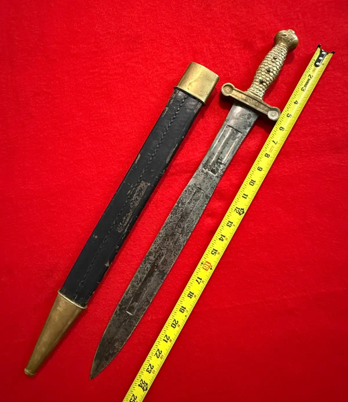 Original US Ames M1832 Short Artillery Sword - View 3