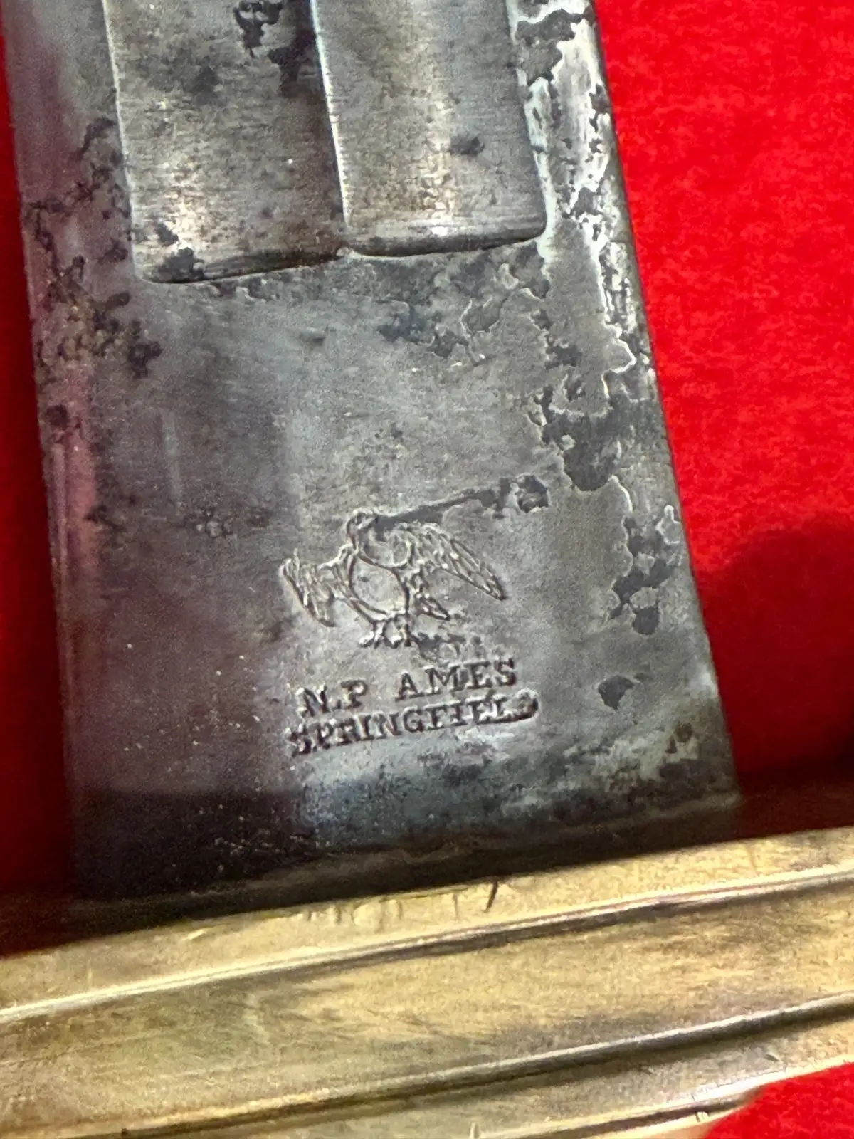 Original US Ames M1832 Short Artillery Sword - View 8