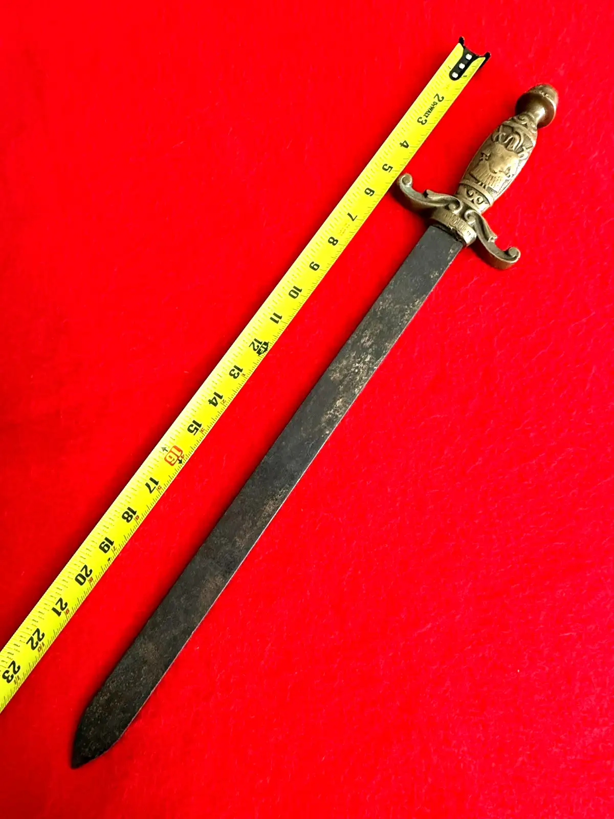 Original US 1890 Fraternal Cadet Short Sword alternate view