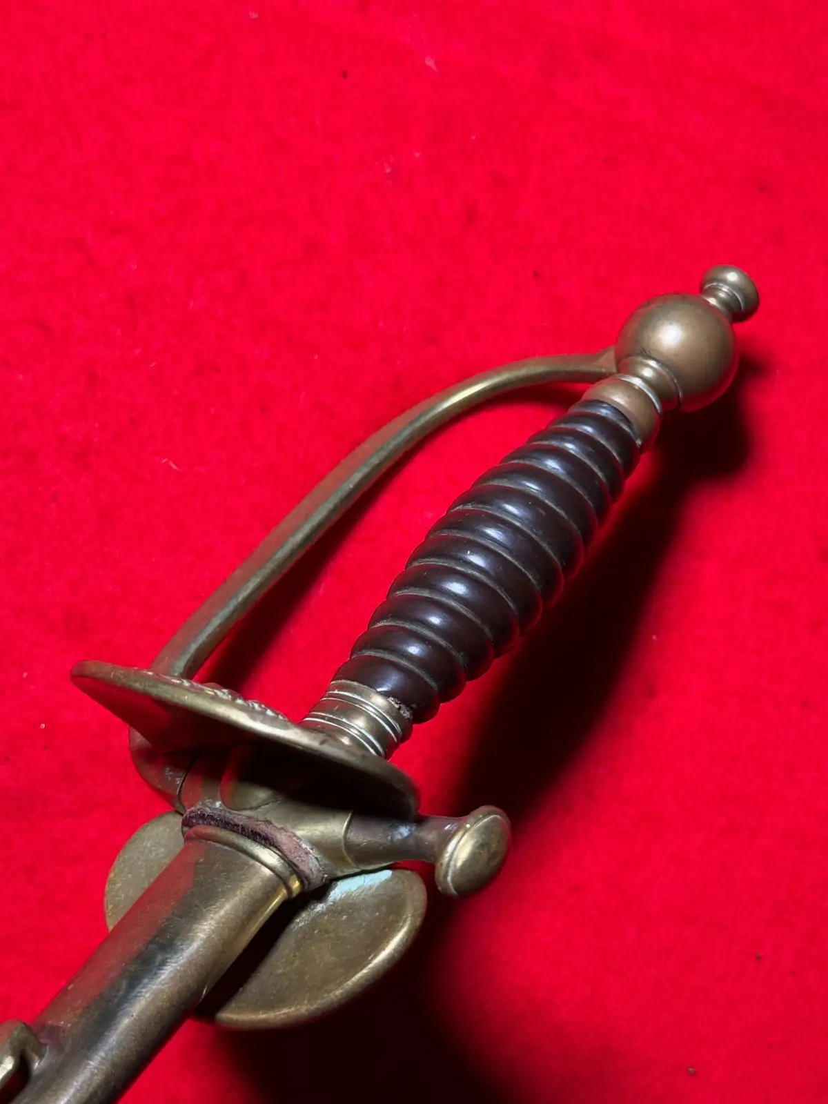 Original French M1872 Officer Epee Sword with Scabbard - View 17