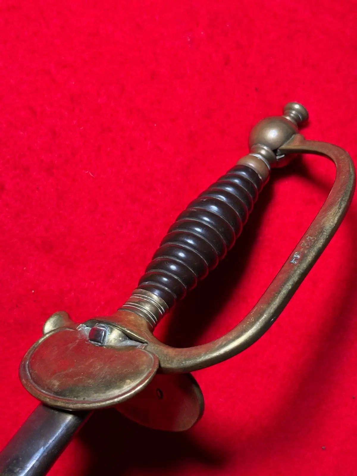 Original French M1872 Officer Epee Sword with Scabbard - View 18