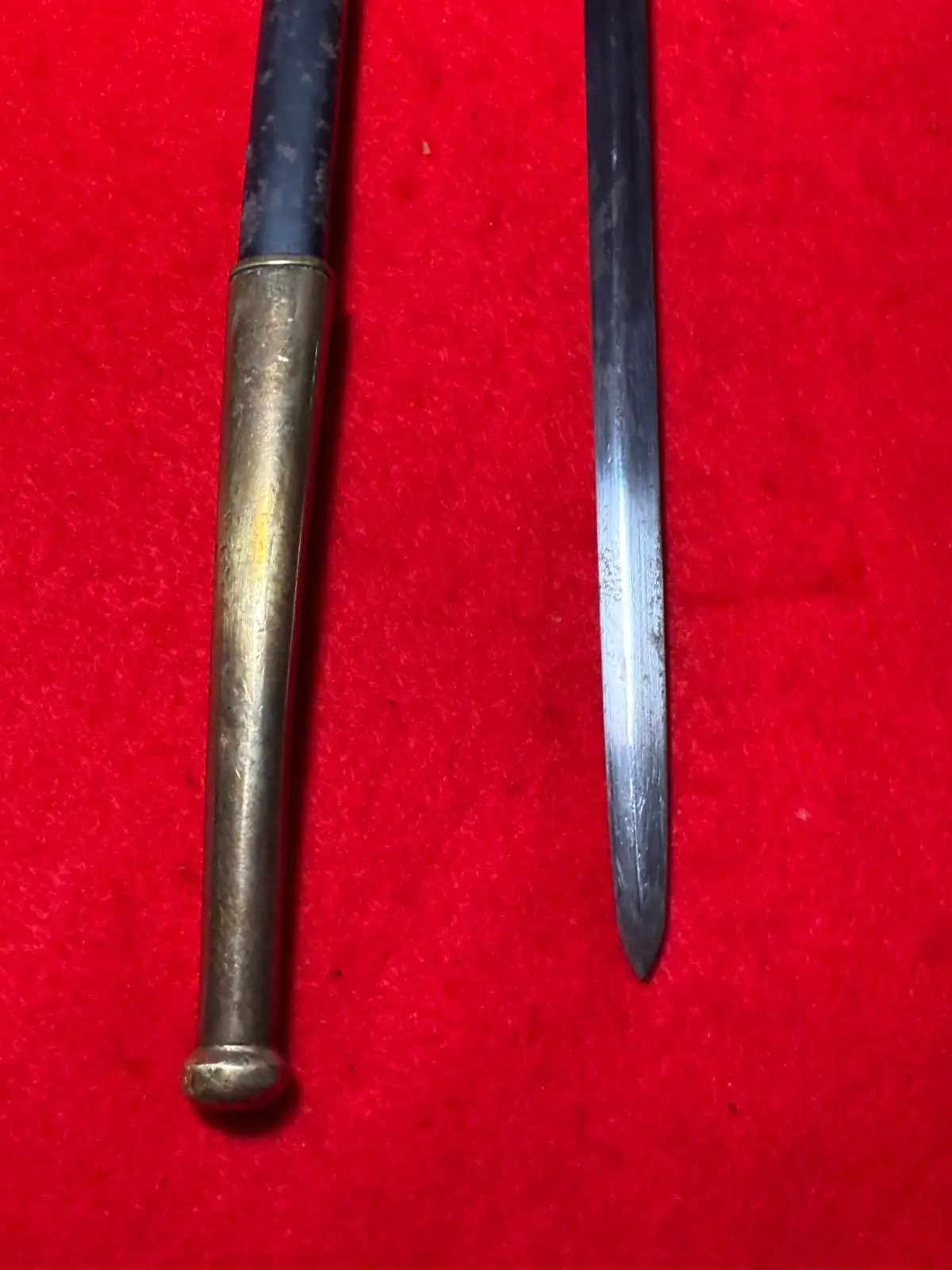 Original French M1872 Officer Epee Sword with Scabbard - View 6