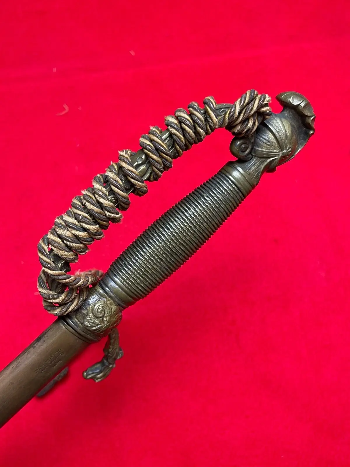CIVIL WAR ERA AMES KNIGHTS HEAD CEREMONIAL SWORD - 10