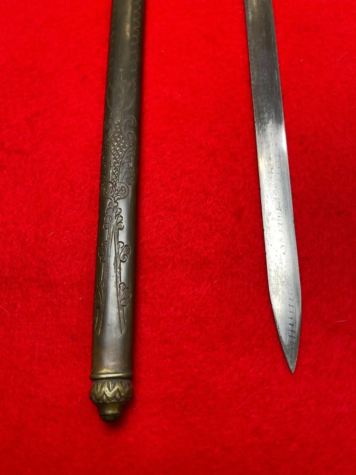 CIVIL WAR ERA AMES KNIGHTS HEAD CEREMONIAL SWORD - 8