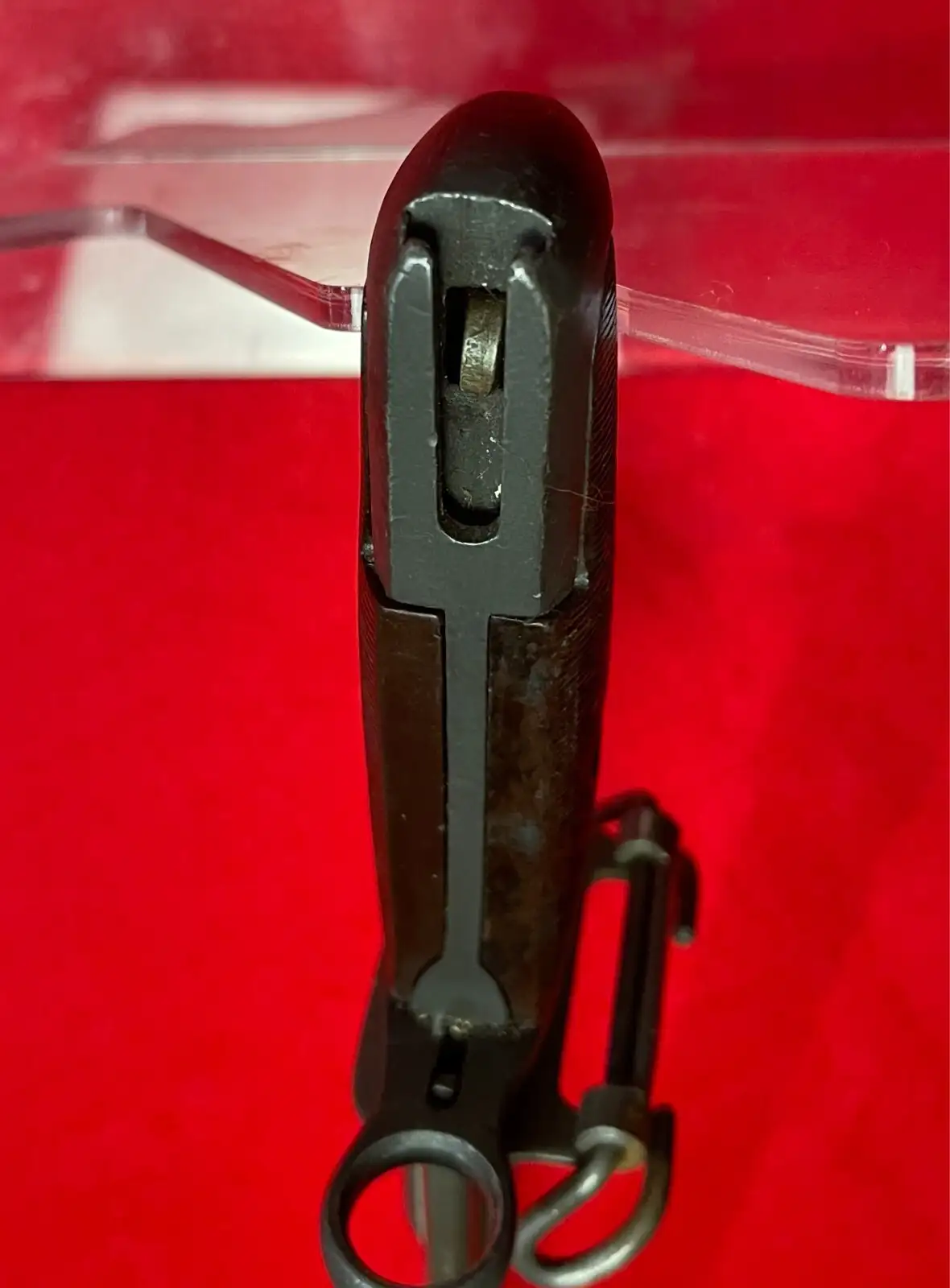 Original US WW2 M1 Bayonet Dated 1942 with Scabbard - View 11