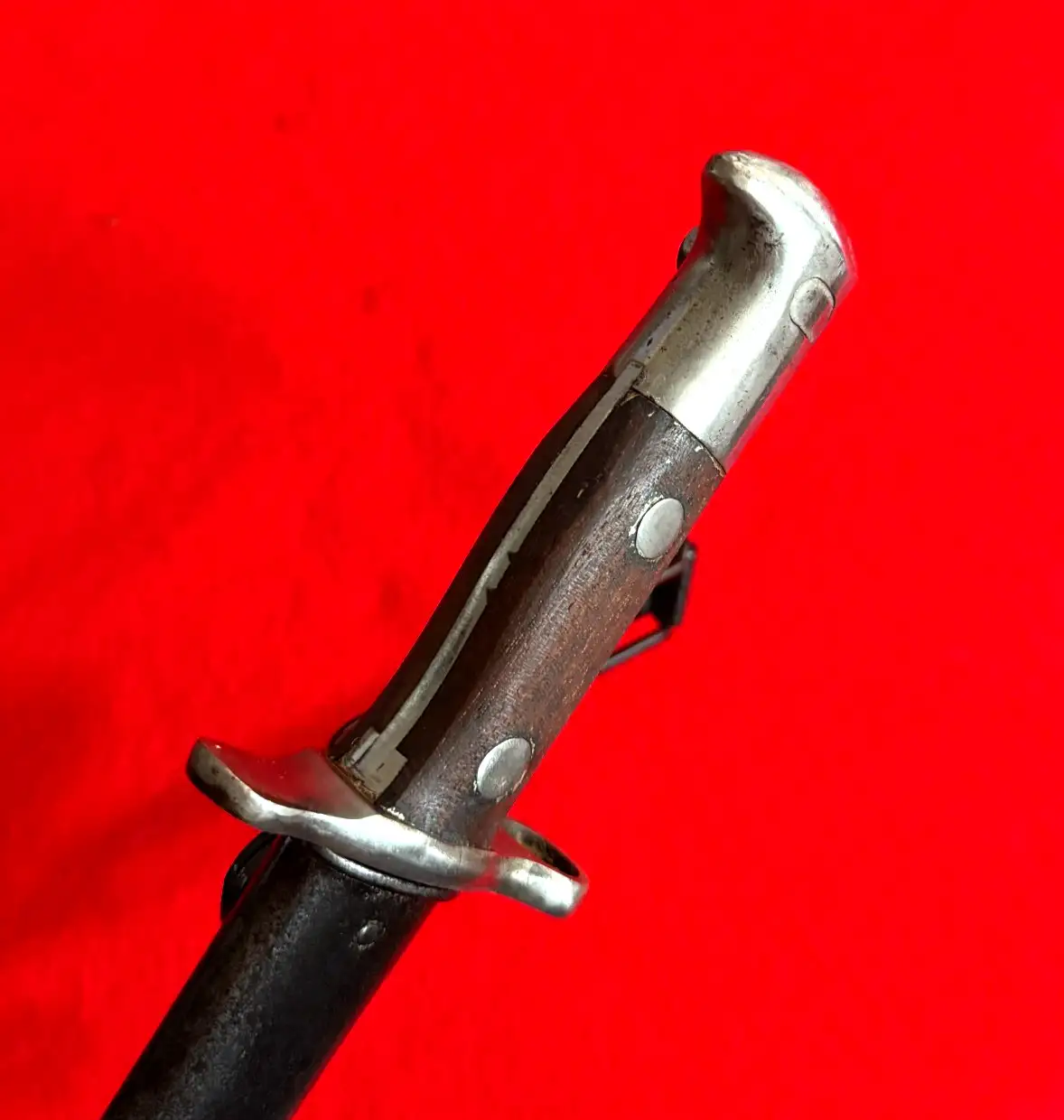 Original US M1892 Krag Rifle Bayonet with Scabbard - View 7