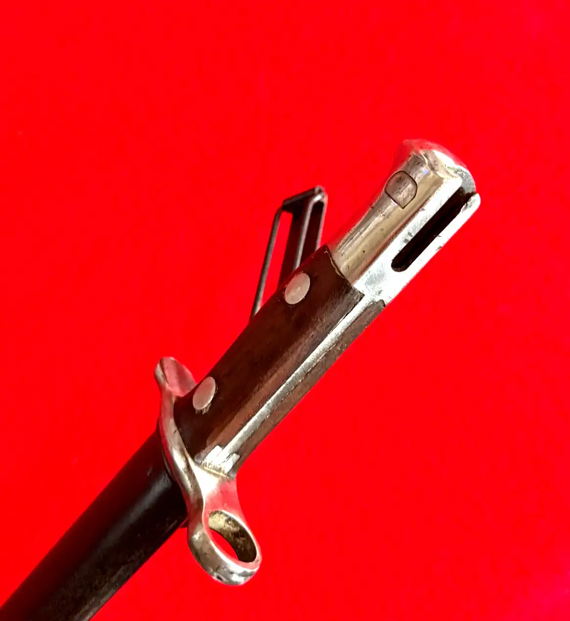 Original US M1892 Krag Rifle Bayonet with Scabbard - View 8