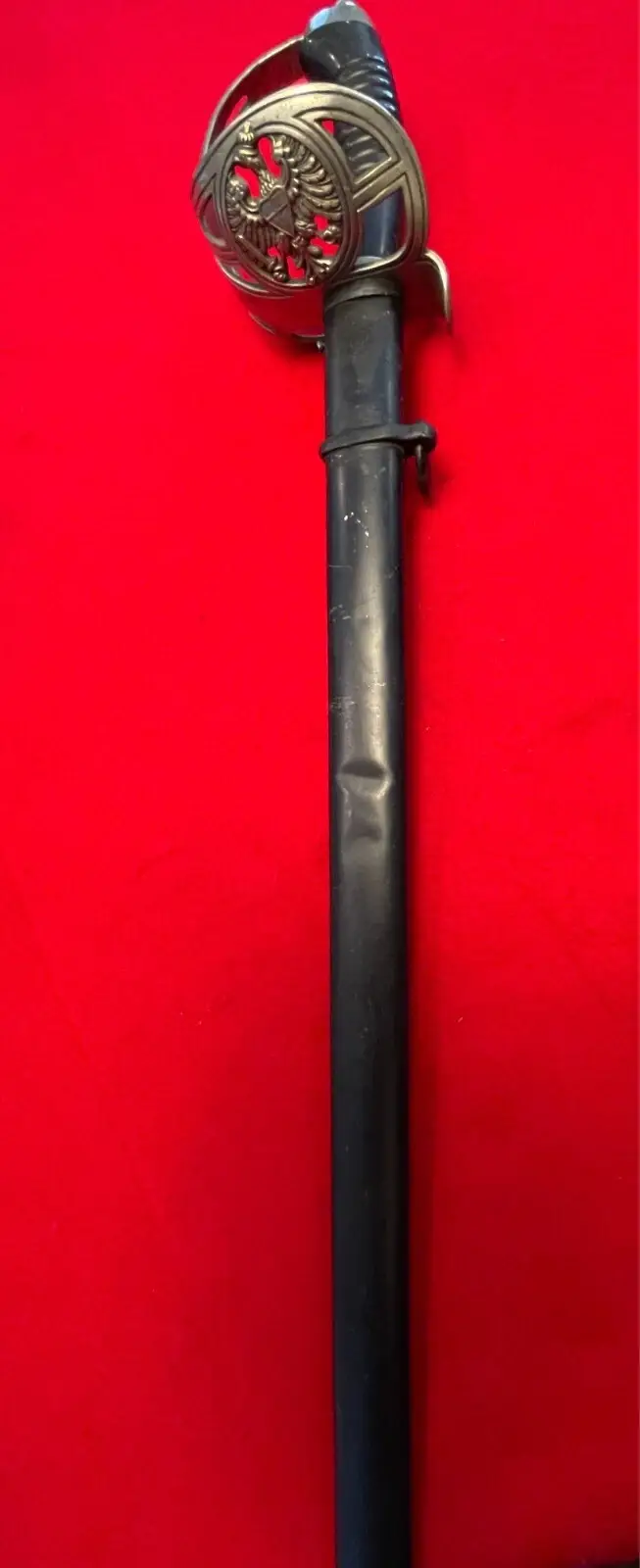 Antique German WW1 Regiment Engraved Cold Blue Blade Sword - 11