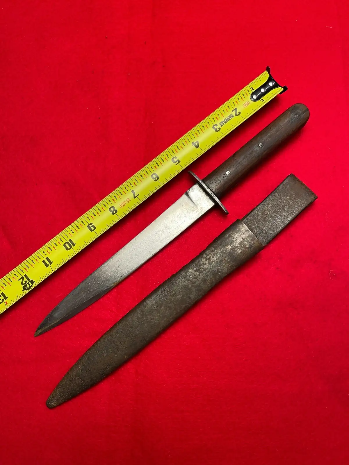 Original Austrian WW1 M1917 Trench Knife with Sheath alternate view