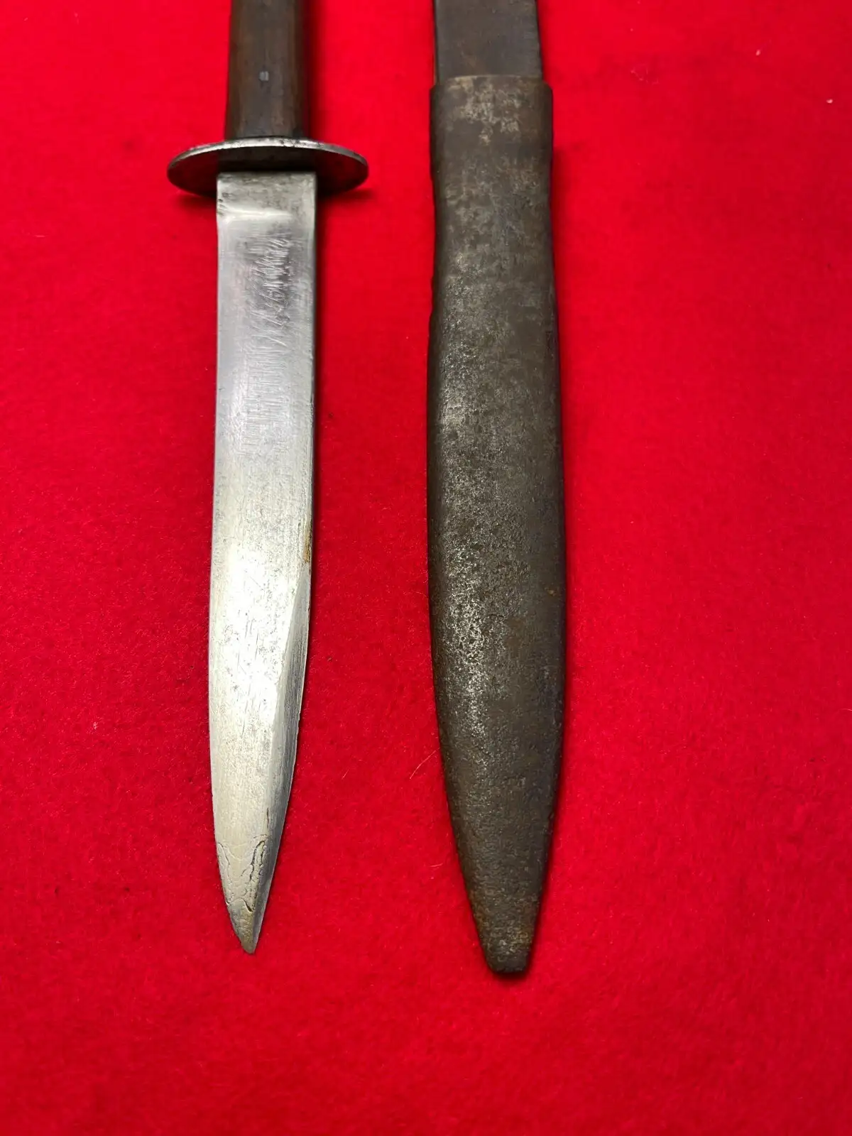 Original Austrian WW1 M1917 Trench Knife with Sheath - View 4
