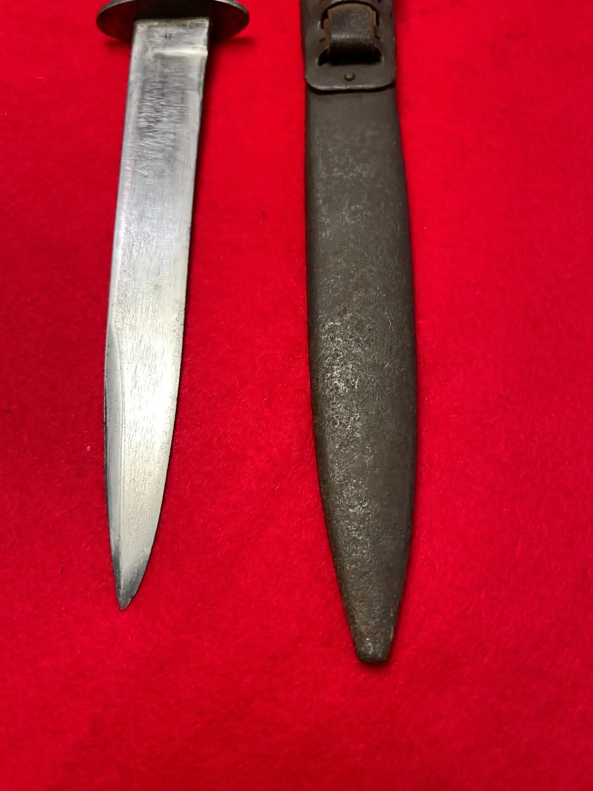 Original Austrian WW1 M1917 Trench Knife with Sheath - View 5