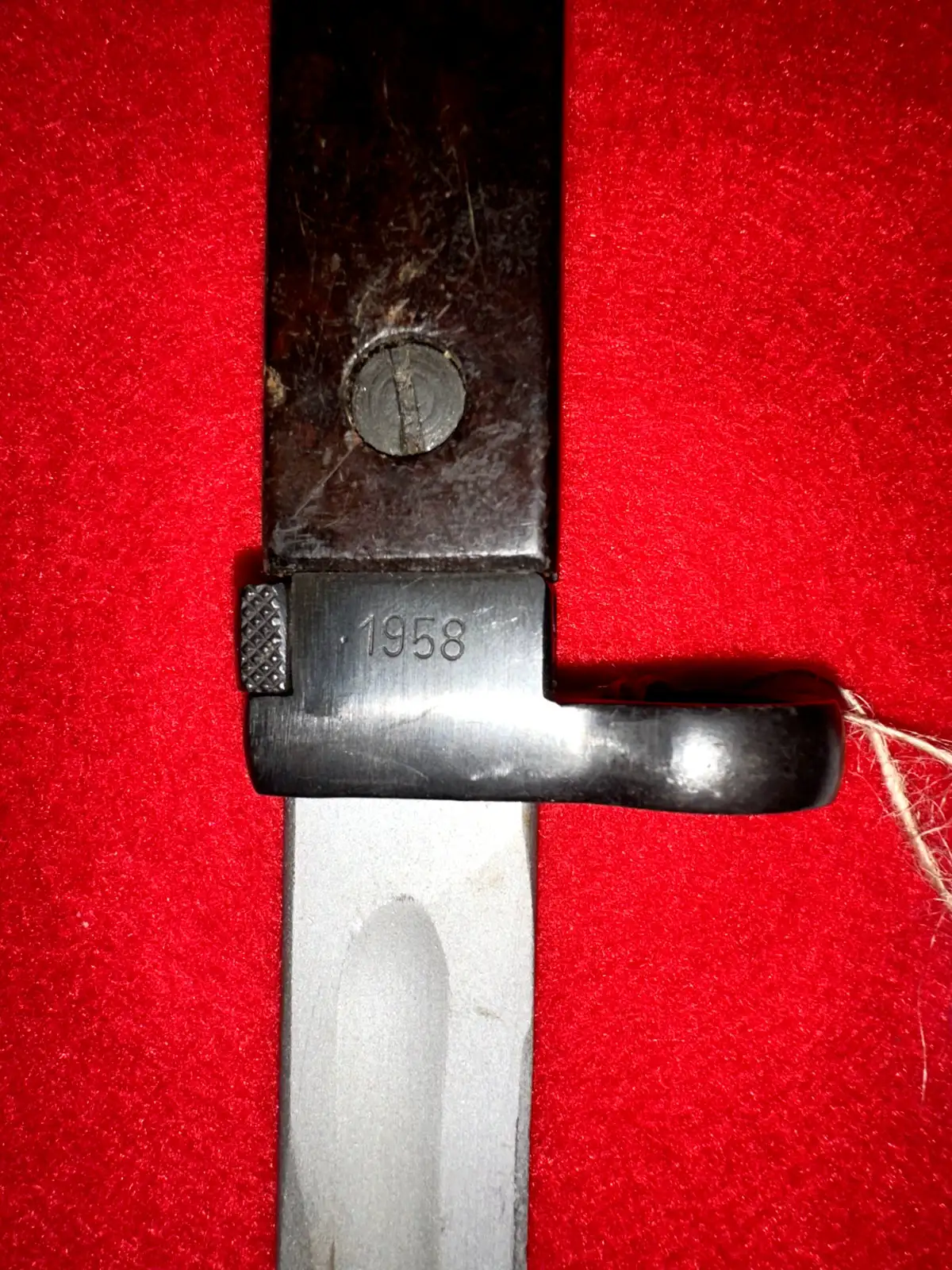 Original Soviet Cold War AK-47 Bayonet with Scabbard - View 4